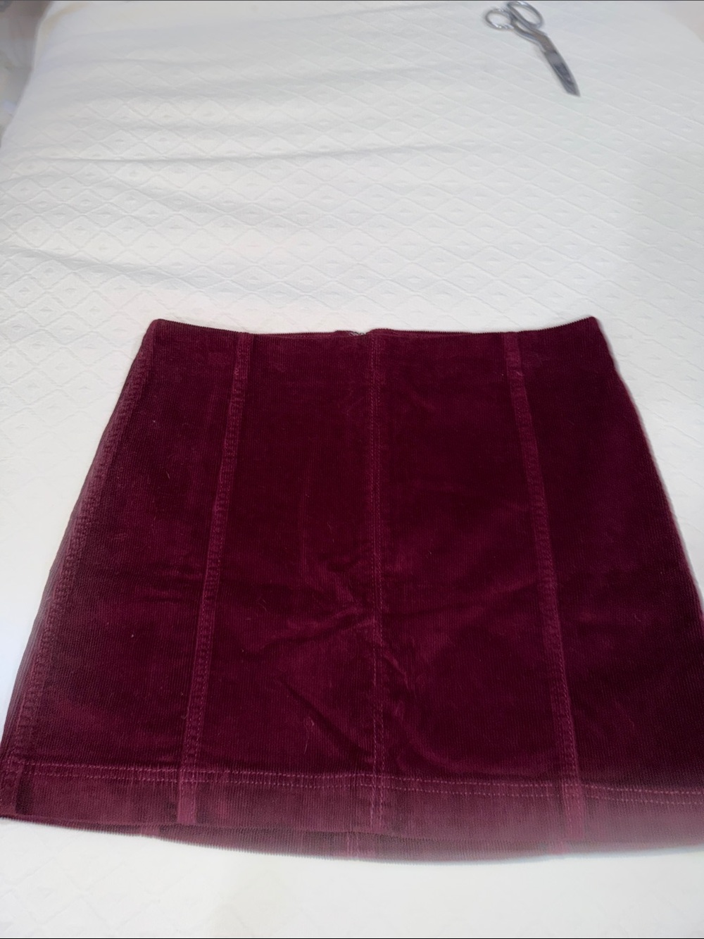 Wild Fable Burgundy Corduroy Mini Skirt - 12